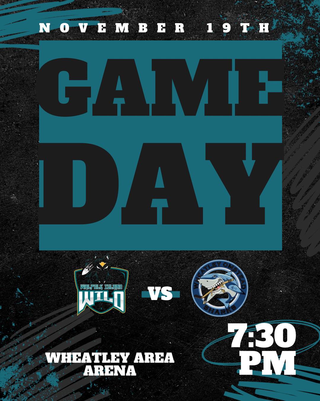 This game day is brought to you by The Stubby Goat!

The Wild are on the road tonight to take on the Wheatley Omstead Sharks, 7:30 pm puck drop @ the Wheatley Area Arena

#WalpoleIslandWild  #UnleashTheWild