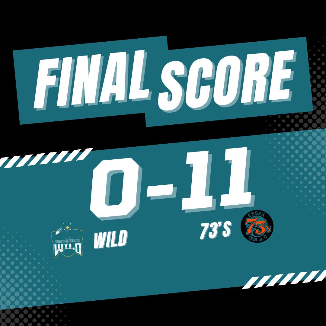 Wild lose 11-0 today against the Essex 73’s

#WalpoleIslandWild  #UnleashTheWild