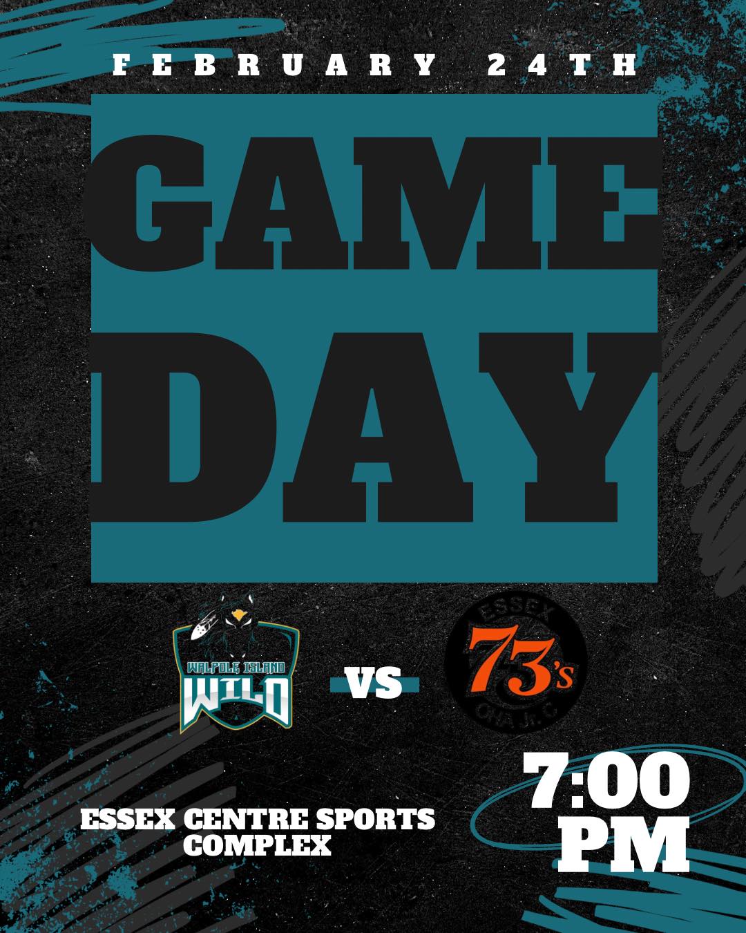 This game day is brought to you by CMF Group!

The Wild are on the road tonight for game 3 taking on the Essex 73’s, 7:00 pm puck drop @ the Essex Centre Sports Complex

#WalpoleIslandWild  #UnleashTheWild