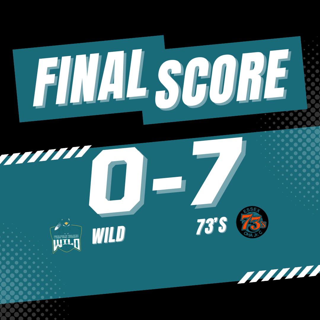 Wild lose 7-0 tonight against the Essex 73’s

#WalpoleIslandWild  #UnleashTheWild