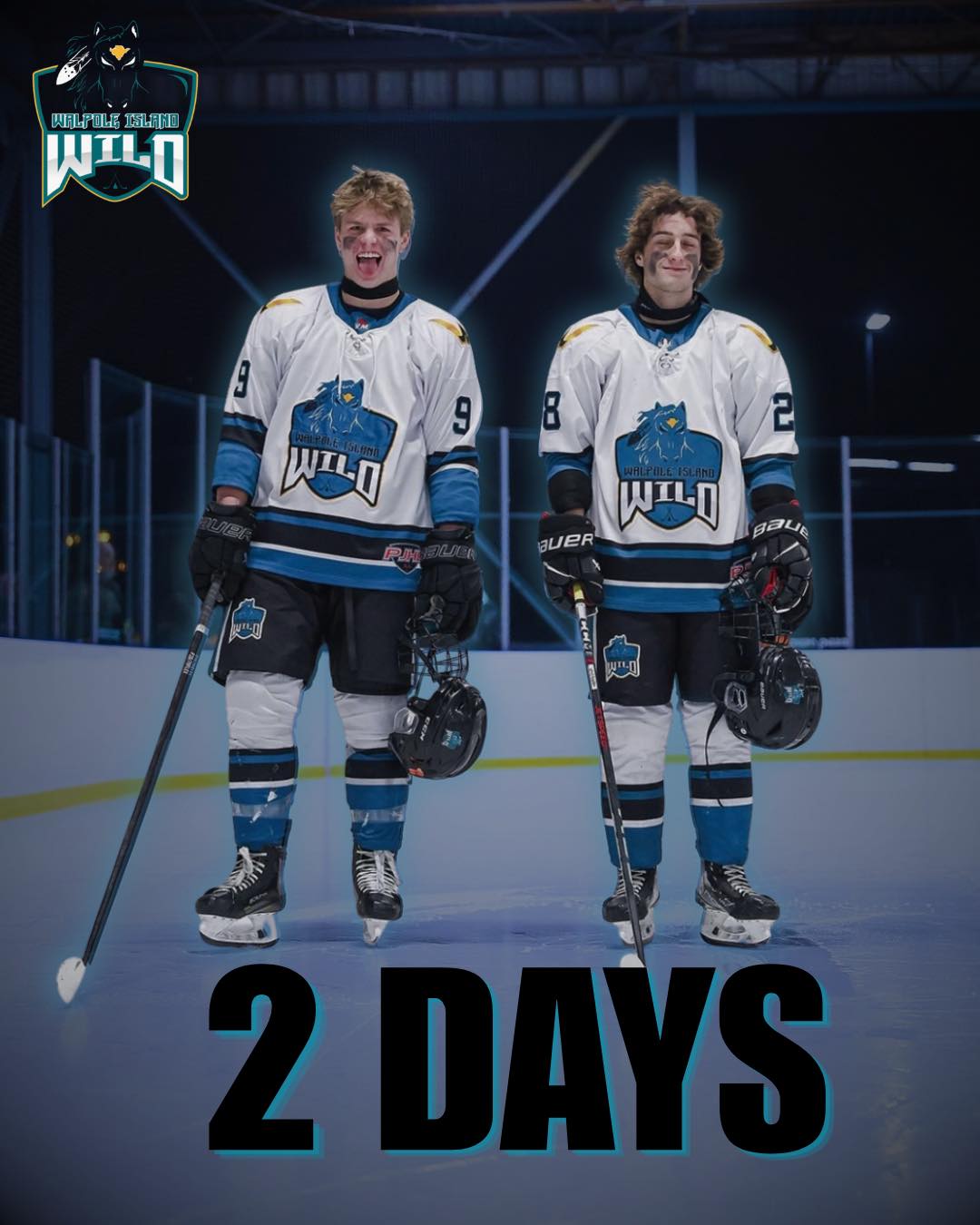 🚨2 DAYS!🚨

2 Days until our Home Opener!📢

🗓️ Thursday, September 17th 
🕑7:30PM 
🆚Essex 73’s
📍Walpole Island Sports Complex 

#letsgowild#walpoleislandwild#pjhl#walpoleisland