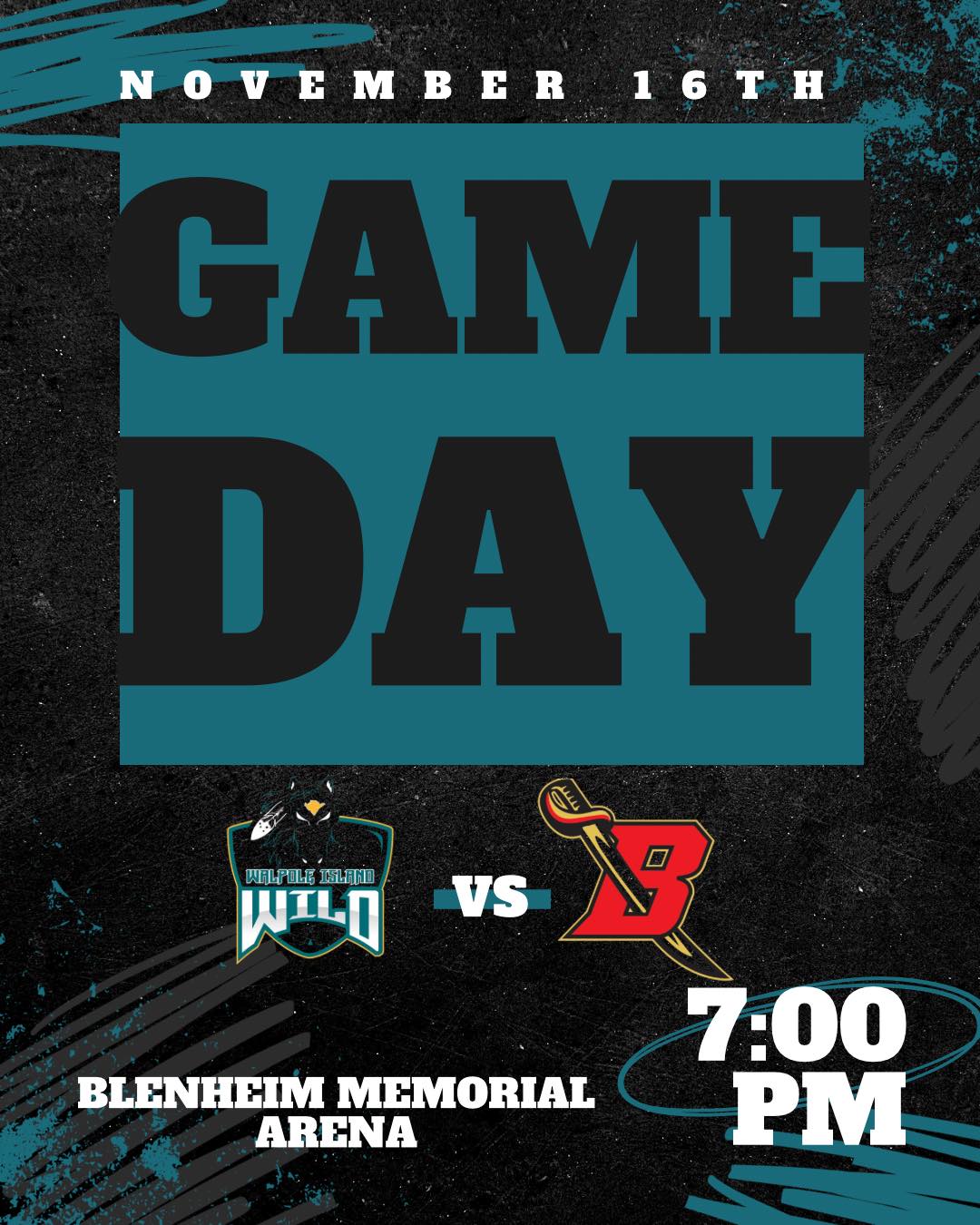 This game day is brought to you by Enspec!

The Wild are on the road tonight to take on the Blenheim Blades, 7:00 pm puck drop @ the Blenheim Memorial Arena

#WalpoleIslandWild  #UnleashTheWild