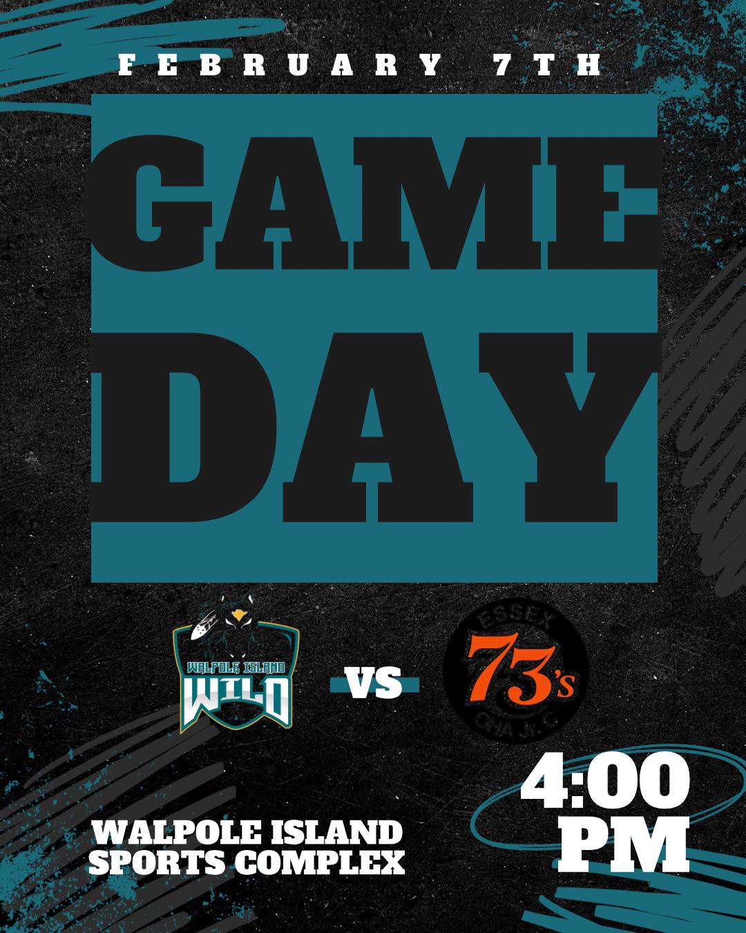 This game day is brought to you by Big Chief!

The Wild are at home today to take on the Essex 73’s, 4:00 pm puck drop @ the Walpole Island Sports Complex.

#WalpoleIslandWild  #UnleashTheWild